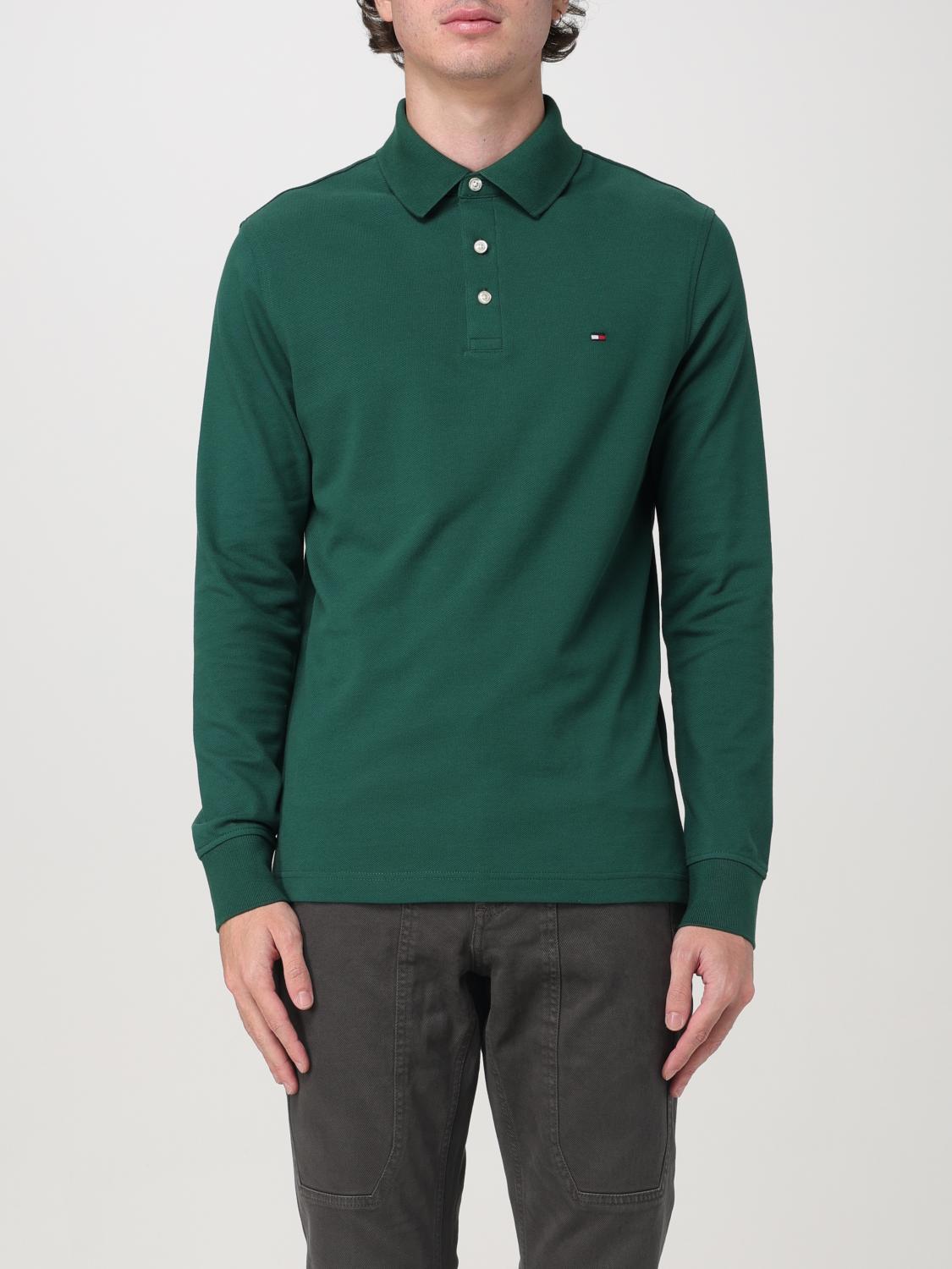 TOMMY HILFIGER POLO SHIRT: Polo shirt men Tommy Hilfiger, Green - Img 1