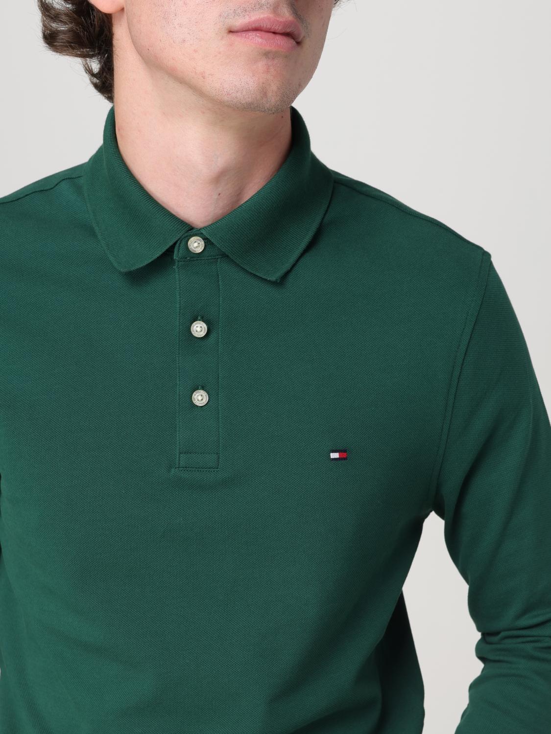 TOMMY HILFIGER POLO SHIRT: Polo shirt men Tommy Hilfiger, Green - Img 3