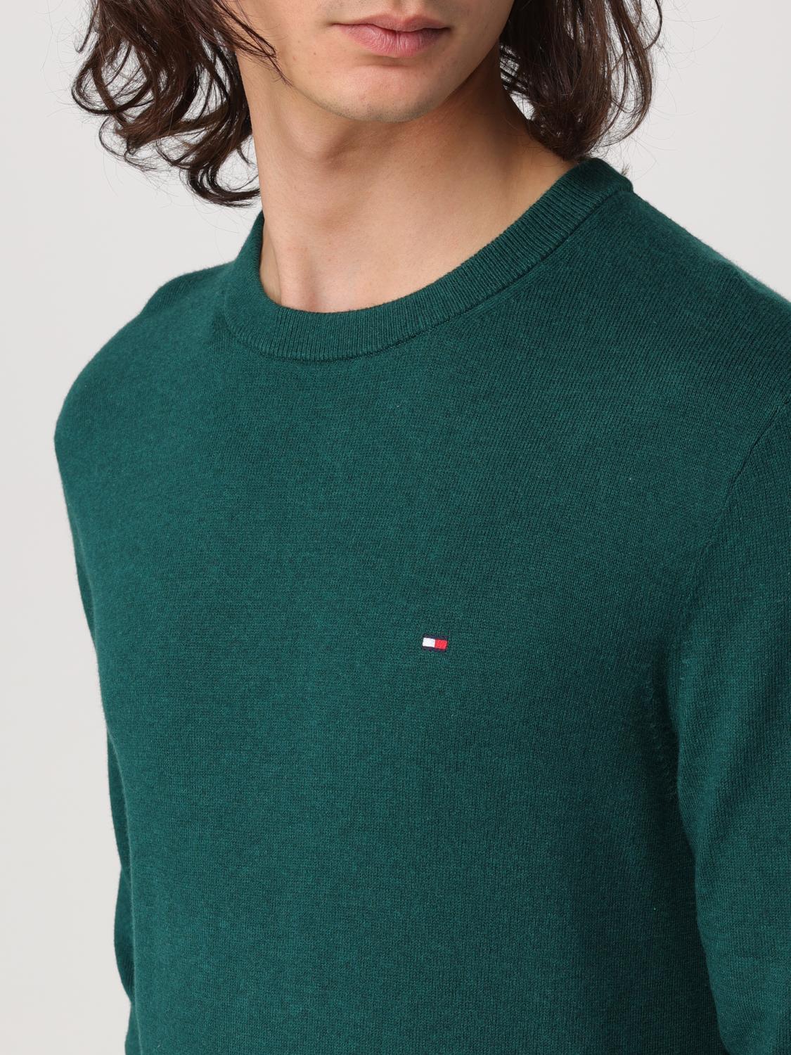 TOMMY HILFIGER SWEATER: Sweater men Tommy Hilfiger, Green - Img 3