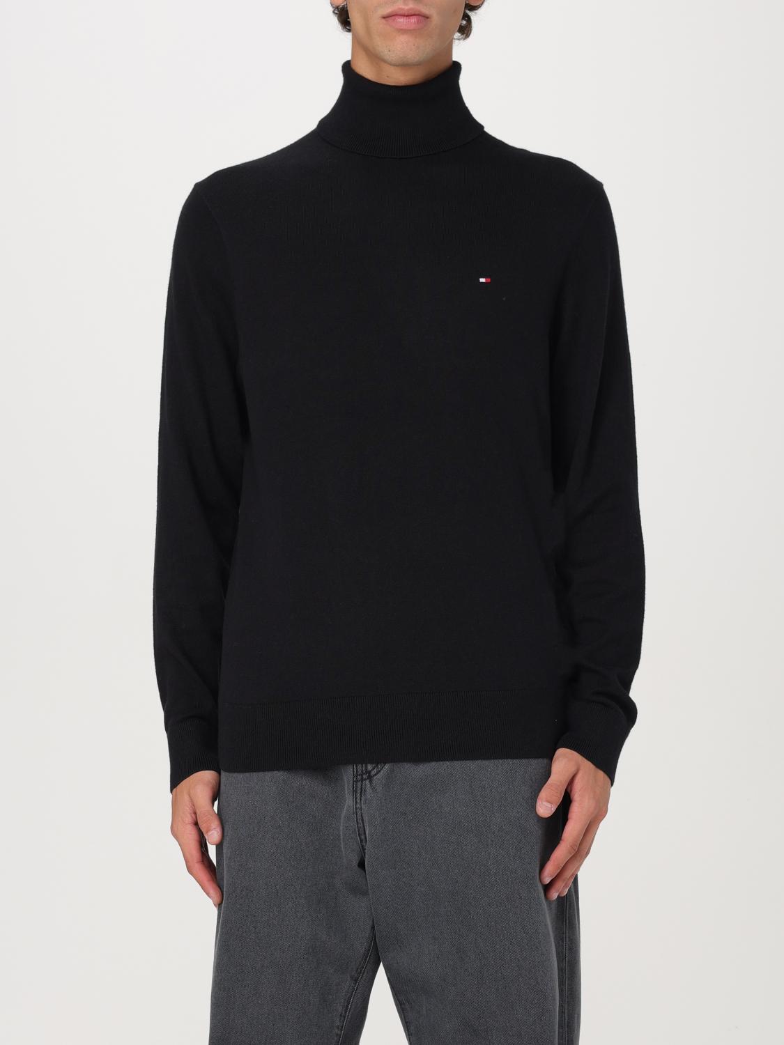 TOMMY HILFIGER SWEATER: Sweater men Tommy Hilfiger, Black - Img 1