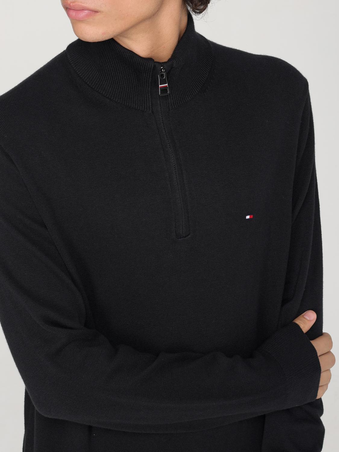 TOMMY HILFIGER SWEATER: Sweater men Tommy Hilfiger, Black - Img 3