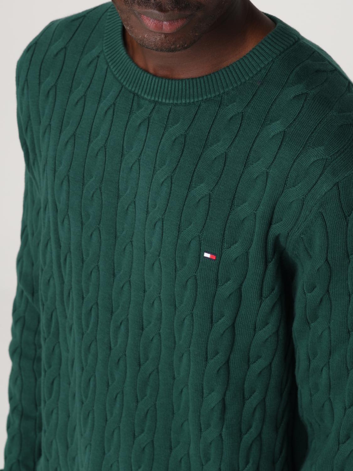 TOMMY HILFIGER SWEATER: Sweater men Tommy Hilfiger, Green - Img 3