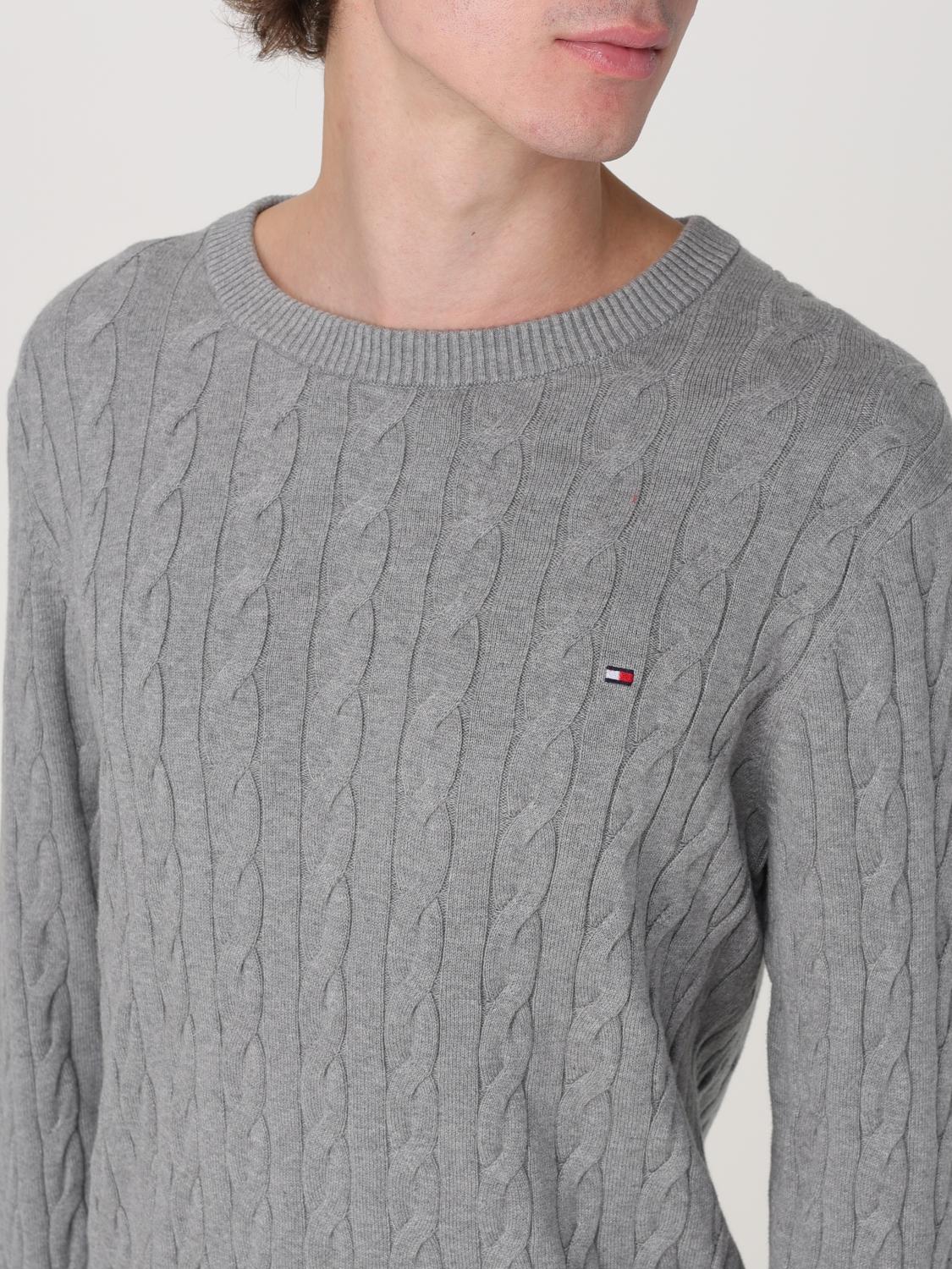 TOMMY HILFIGER SWEATER: Sweater men Tommy Hilfiger, Grey - Img 3