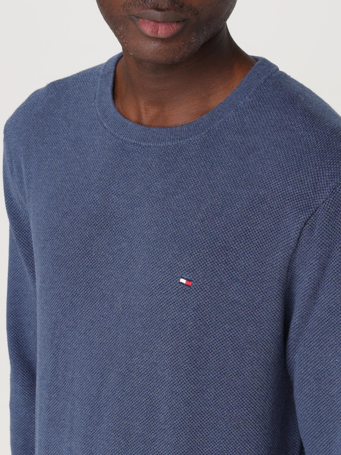 TOMMY HILFIGER SWEATER: Sweater men Tommy Hilfiger, Blue - Img 3