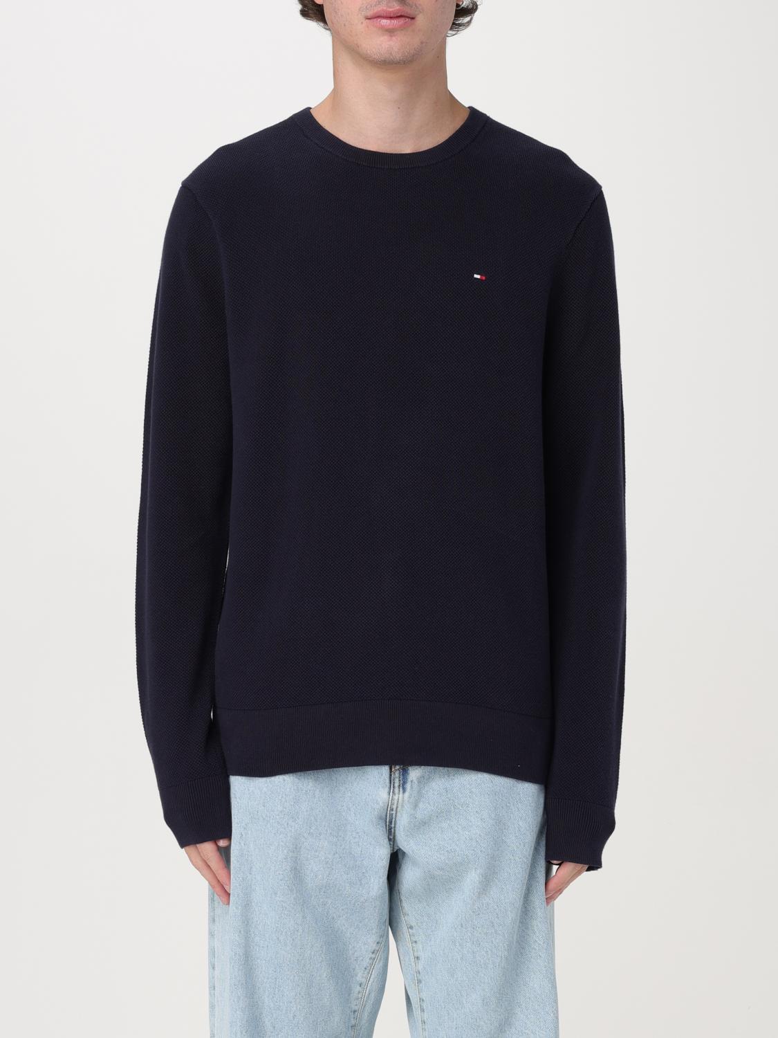 TOMMY HILFIGER SWEATER: Sweater men Tommy Hilfiger, Navy - Img 1