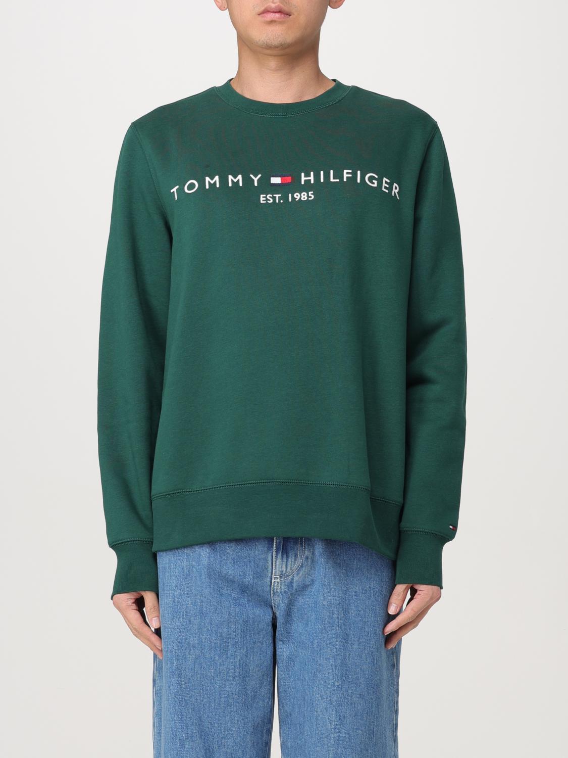 TOMMY HILFIGER SWEATSHIRT: Sweatshirt men Tommy Hilfiger, Green - Img 1