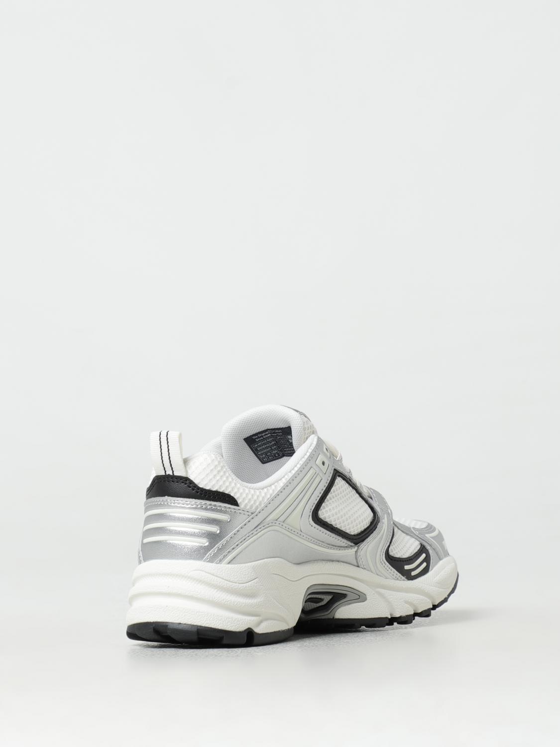 TOMMY JEANS SNEAKERS: Sneakers Tommy Jeans in pelle sintetica e mesh , Bianco - Img 3