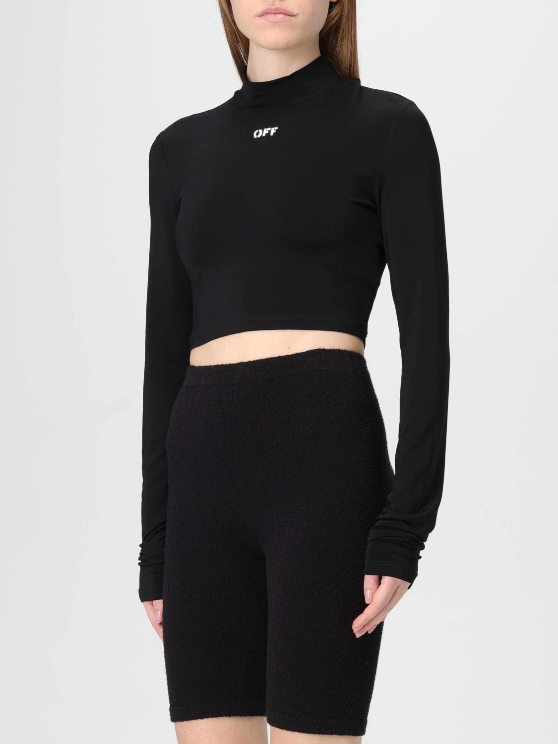 OFF-WHITE TOP: Top woman Off-white, Black - Img 3