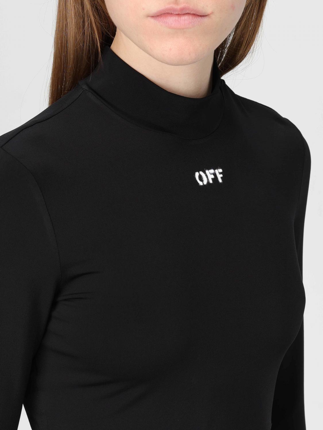 OFF-WHITE TOP: Top woman Off-white, Black - Img 4