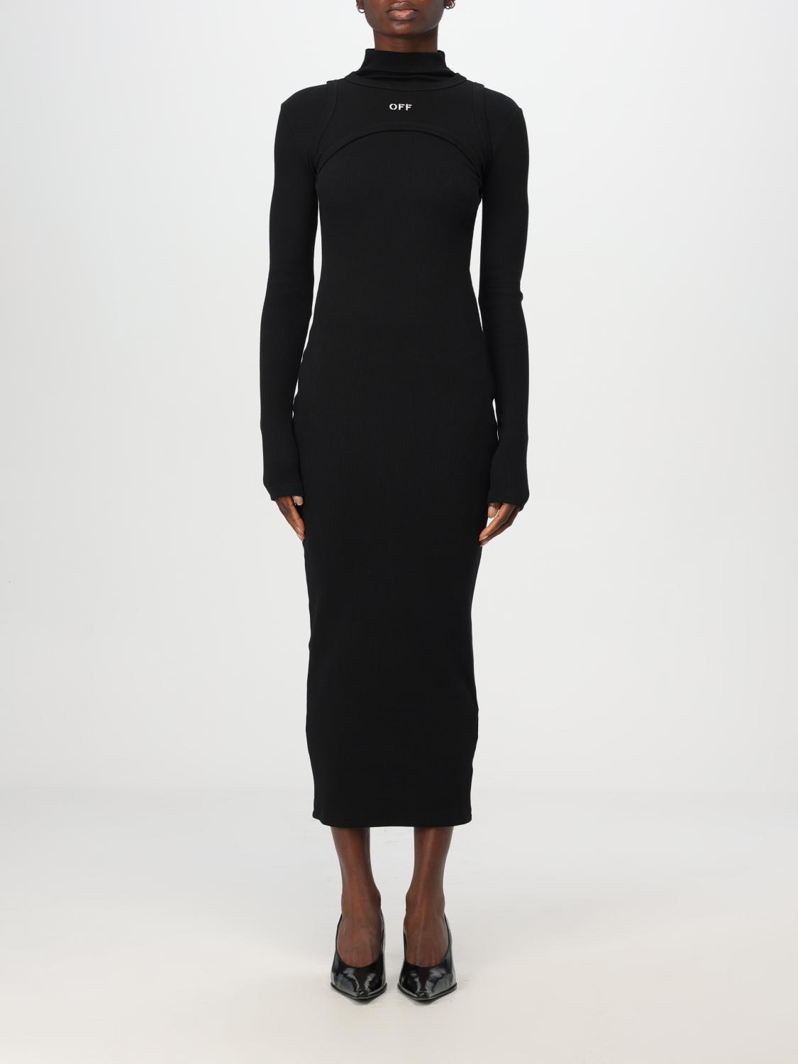 OFF-WHITE DRESS: Dress woman Off-white, Black - Img 1