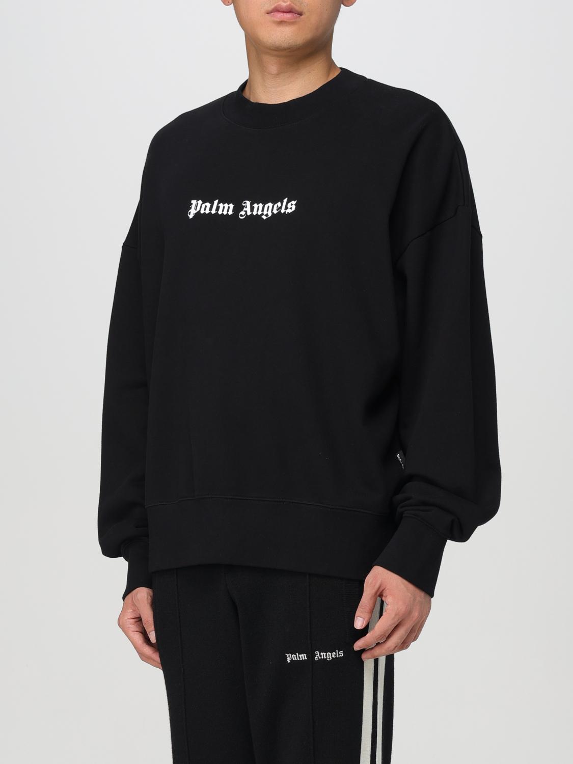 Palm Angels Sweatshirt men - Black | PMBA080C99FLE0011001 | GIGLIO.COM
