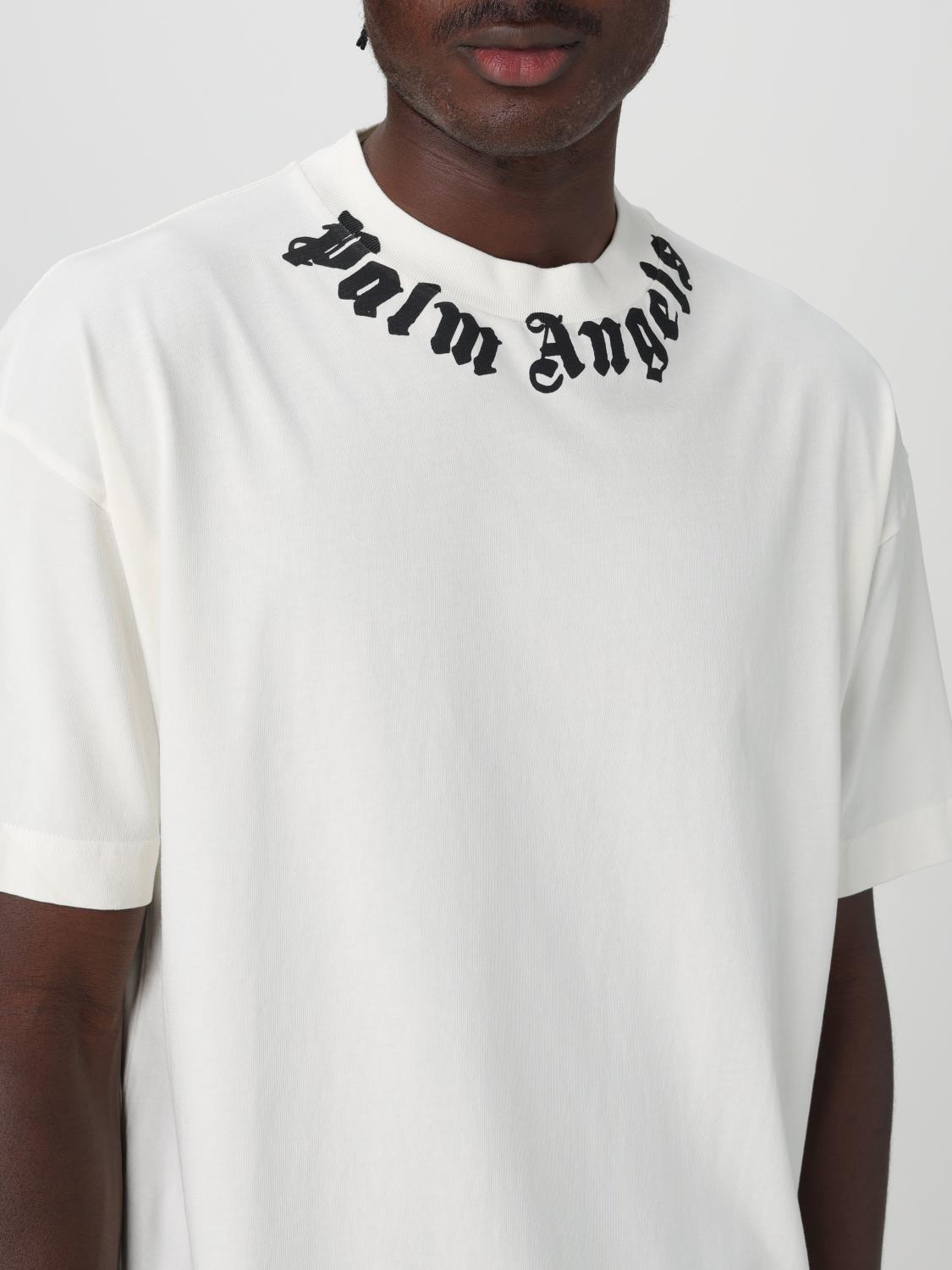 Palm Angels T-shirt men - White | PMAA001F24JER0070310 | GIGLIO.COM