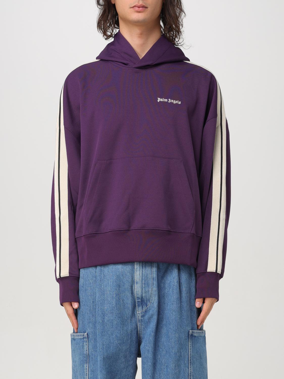 PALM ANGELS SWEATSHIRT: Sweatshirt men Palm Angels, Violet - Img 1