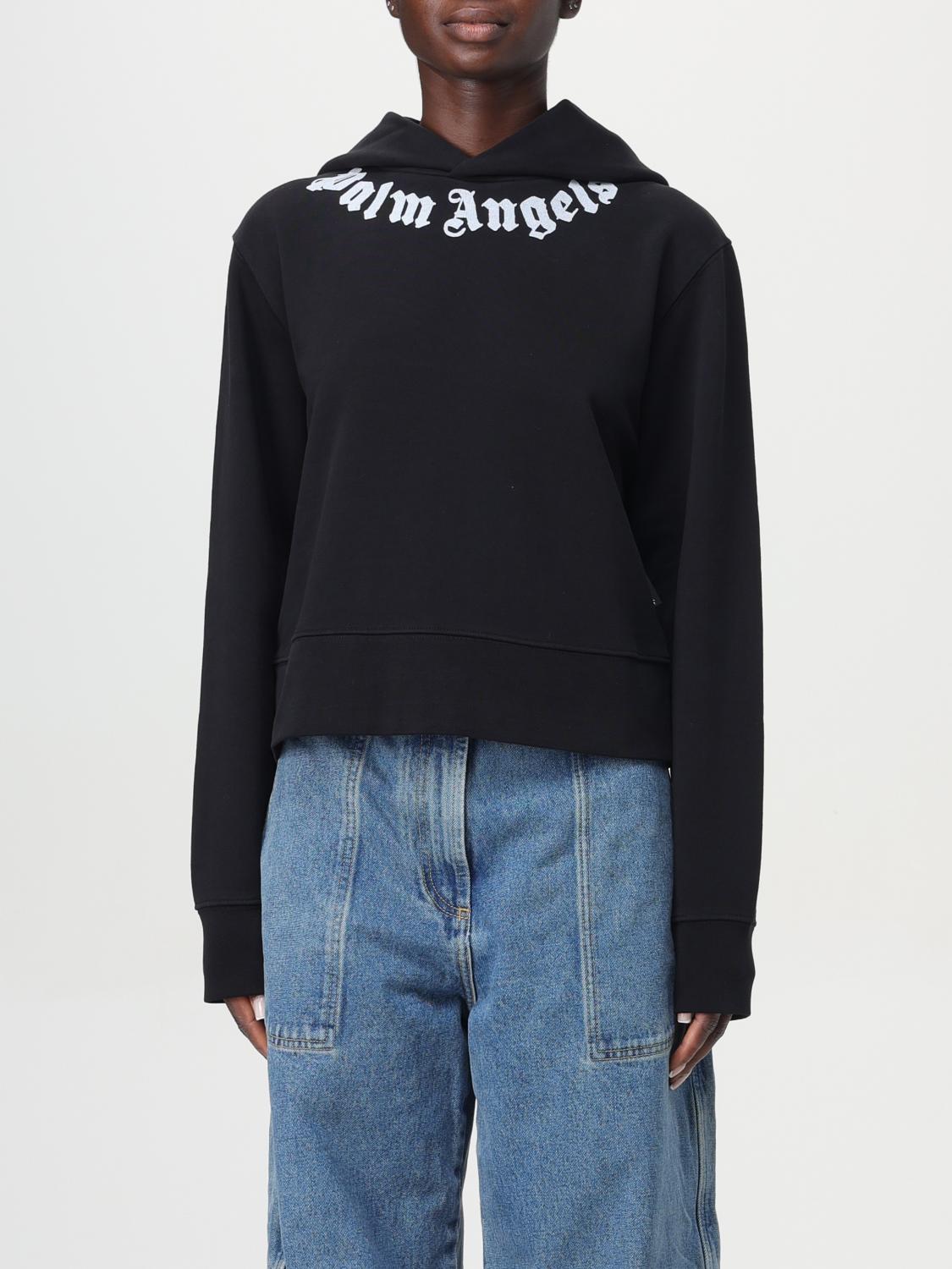 PALM ANGELS SUDADERA: Sudadera mujer Palm Angels, Negro - Img 1