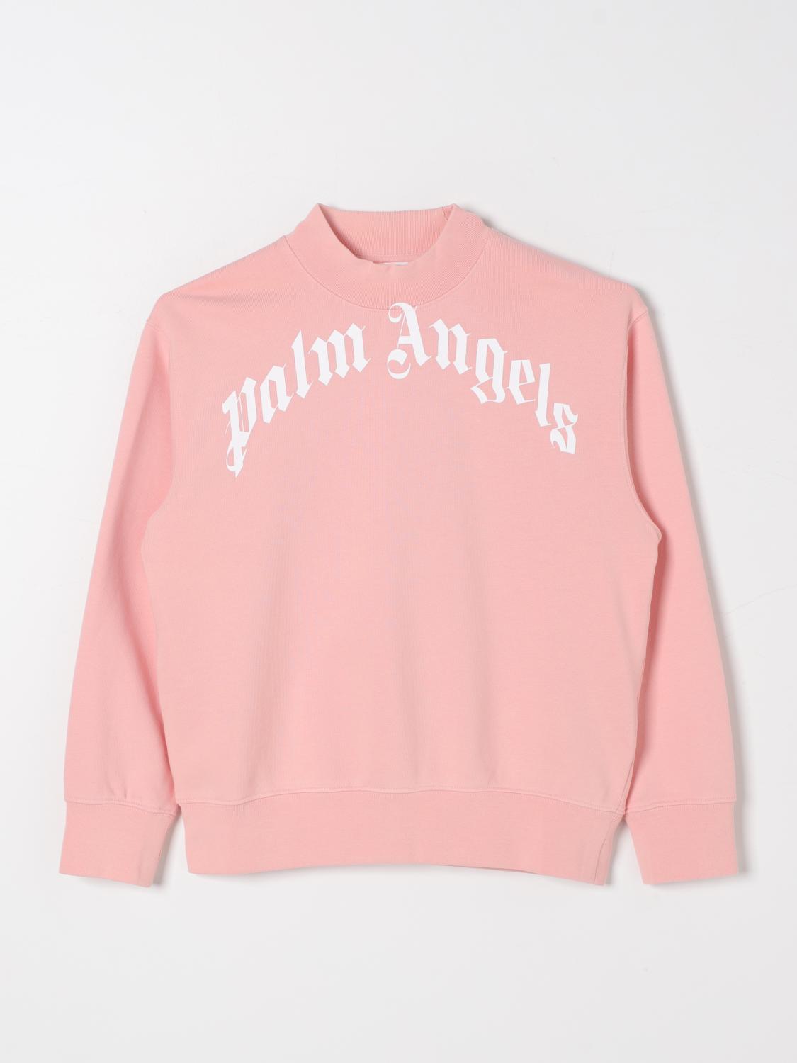 PALM ANGELS 스웨터: 스웨터 남아 Palm Angels Kids, 핑크 - Img 1