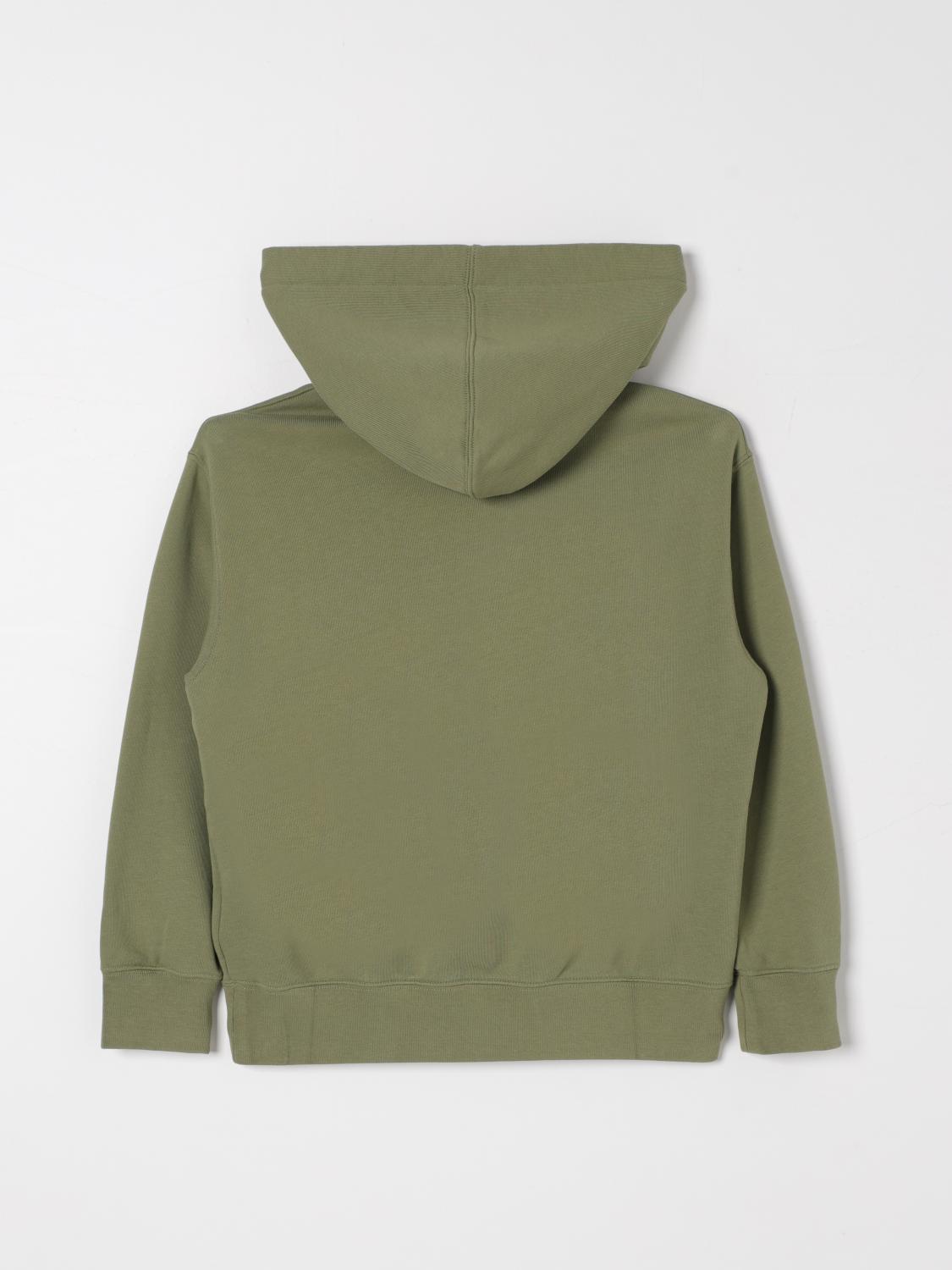 PALM ANGELS PULL: Pull enfant Palm Angels Kids, Vert Militaire - Img 2