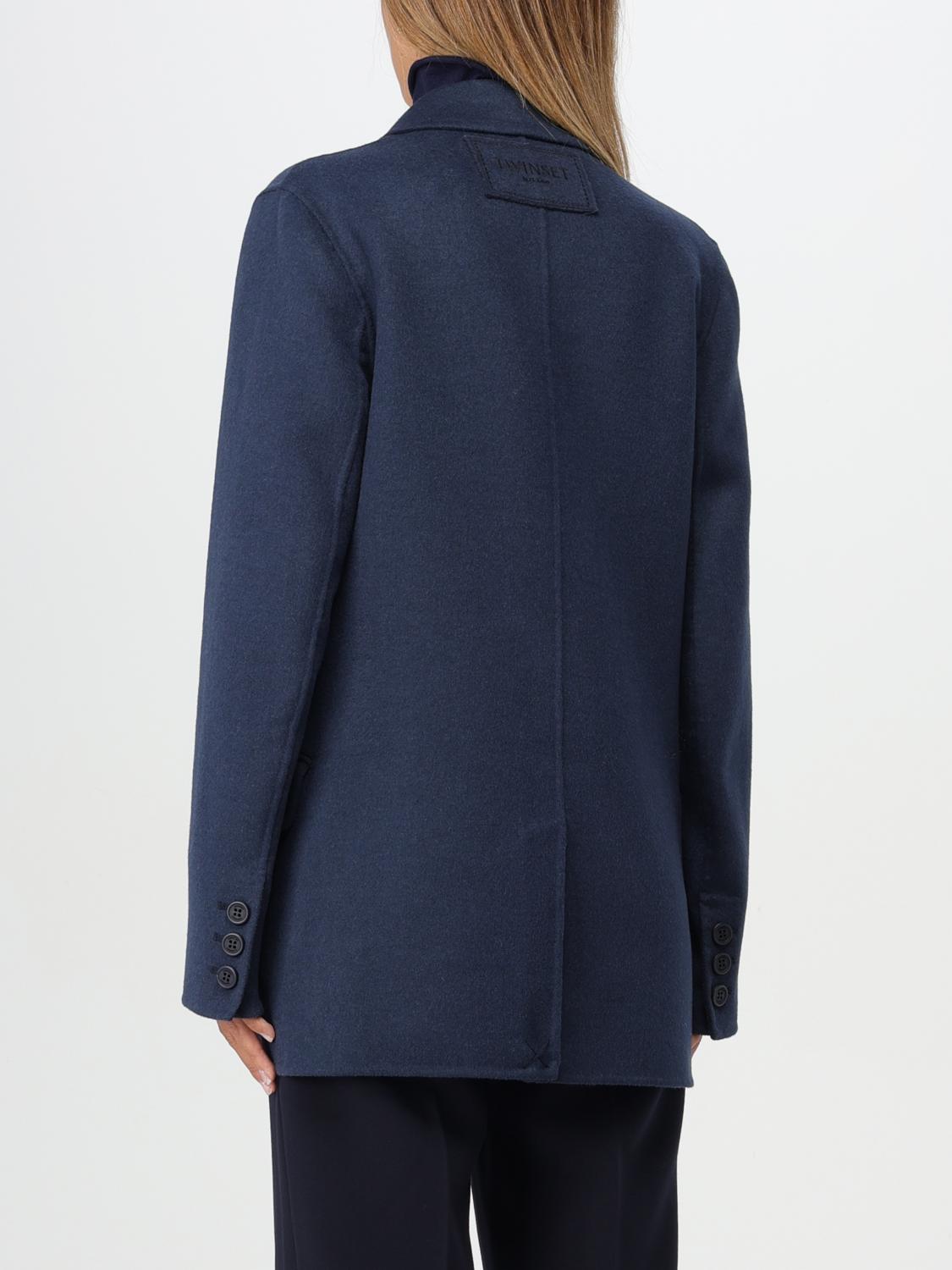 TWINSET AMERICANA: Americana mujer Twinset, Índigo - Img 2