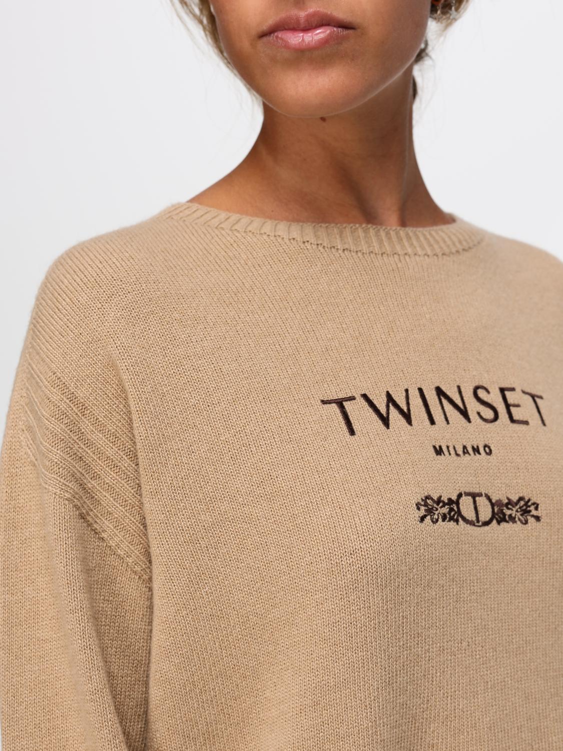 TWINSET PULLOVER: Pullover damen Twinset, Camel - Img 3