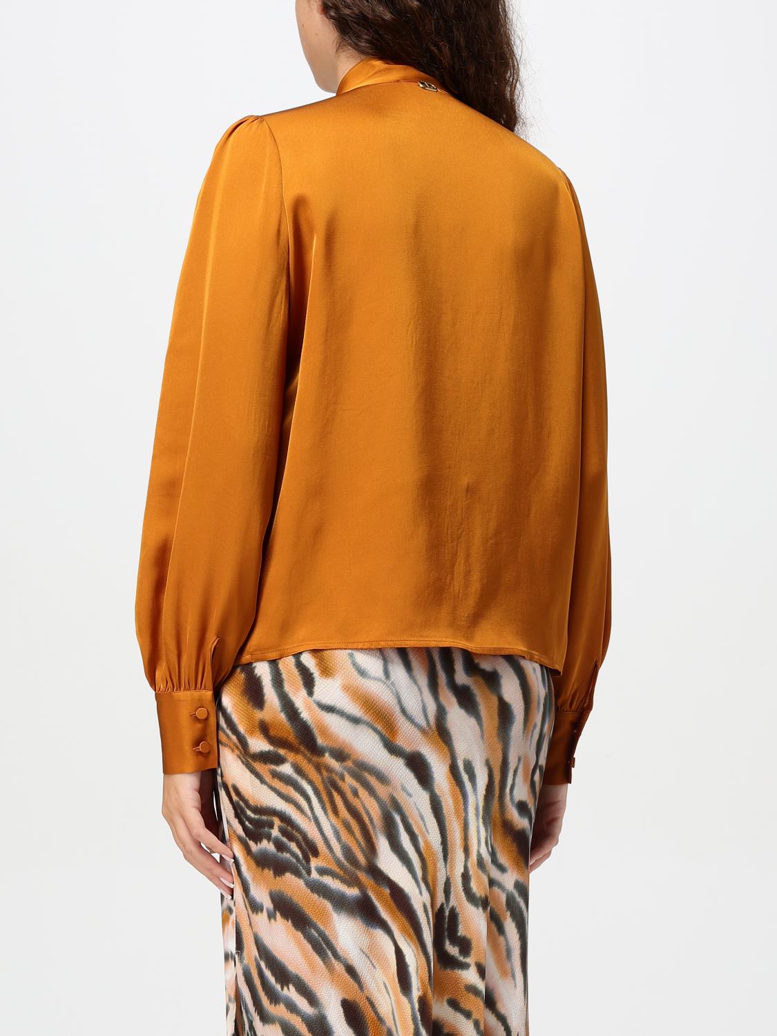 TWINSET CAMICIA: Camicia Twinset in viscosa, Ocra - Img 2