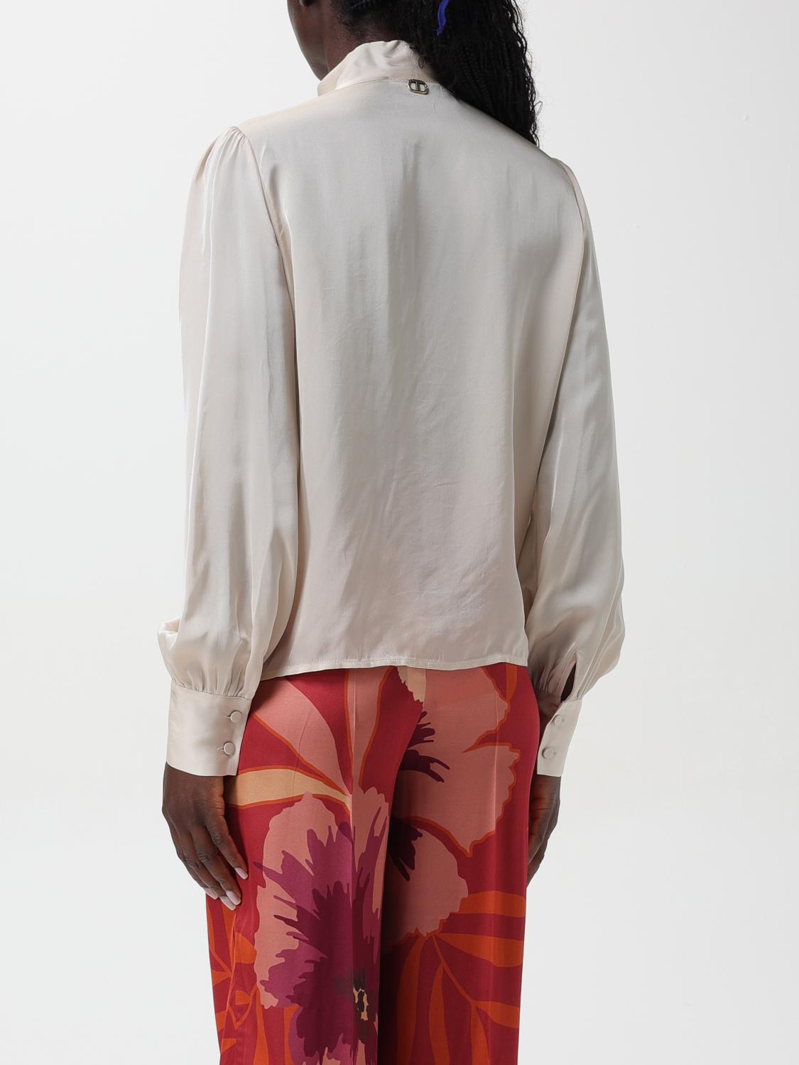 TWINSET SHIRT: Top woman Twinset, Champagne - Img 2