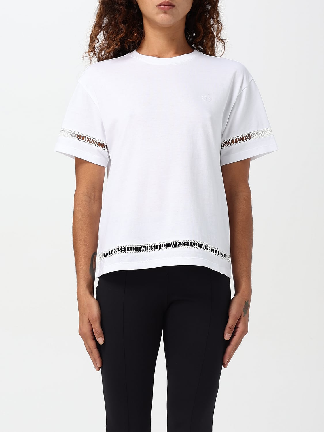TWINSET CAMISETA: Camiseta mujer Twinset, Blanco - Img 1