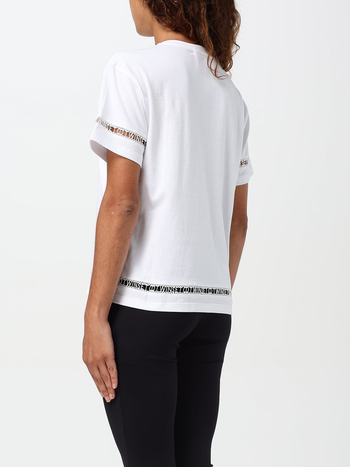 TWINSET CAMISETA: Camiseta mujer Twinset, Blanco - Img 2
