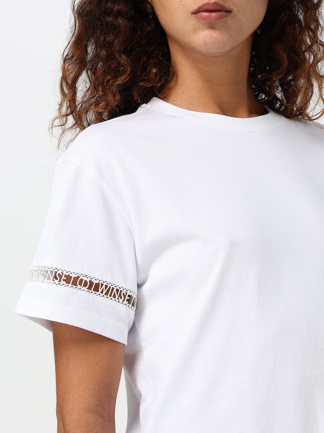 TWINSET CAMISETA: Camiseta mujer Twinset, Blanco - Img 3