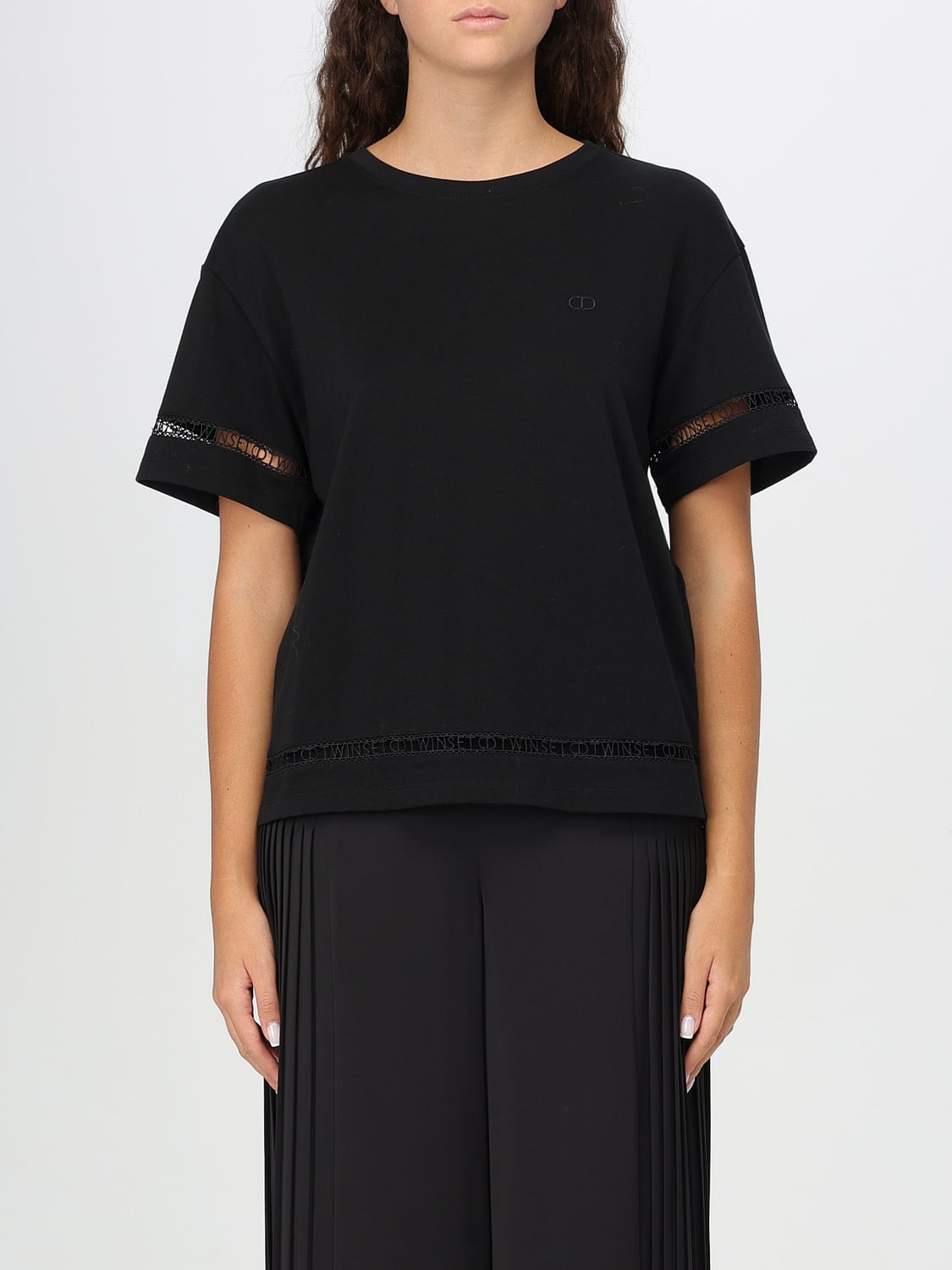 TWINSET CAMISETA: Camiseta mujer Twinset, Negro - Img 1