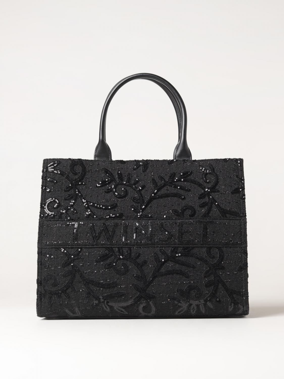 TWINSET BORSE TOTE: Borsa a spalla donna Twinset, Nero - Img 1