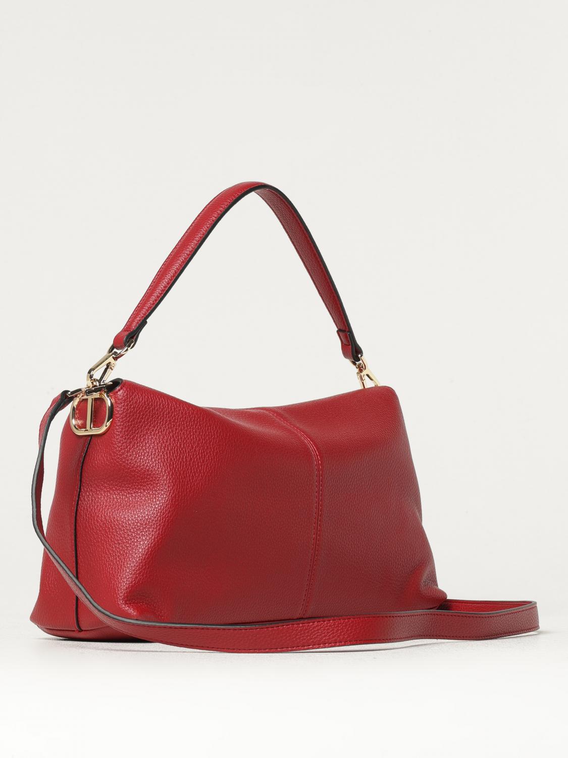 TWINSET BORSA A SPALLA: Borsa Taylor Twinset in pelle sintetica , Rosso - Img 2