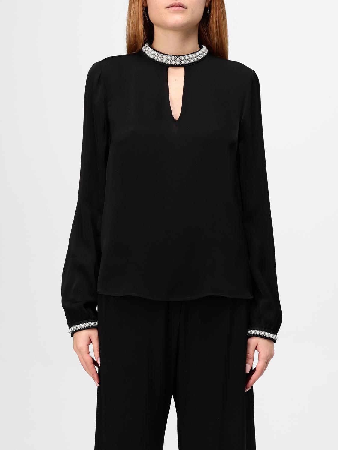 TWINSET TOP: Blusa Twinset in viscosa , Nero - Img 1