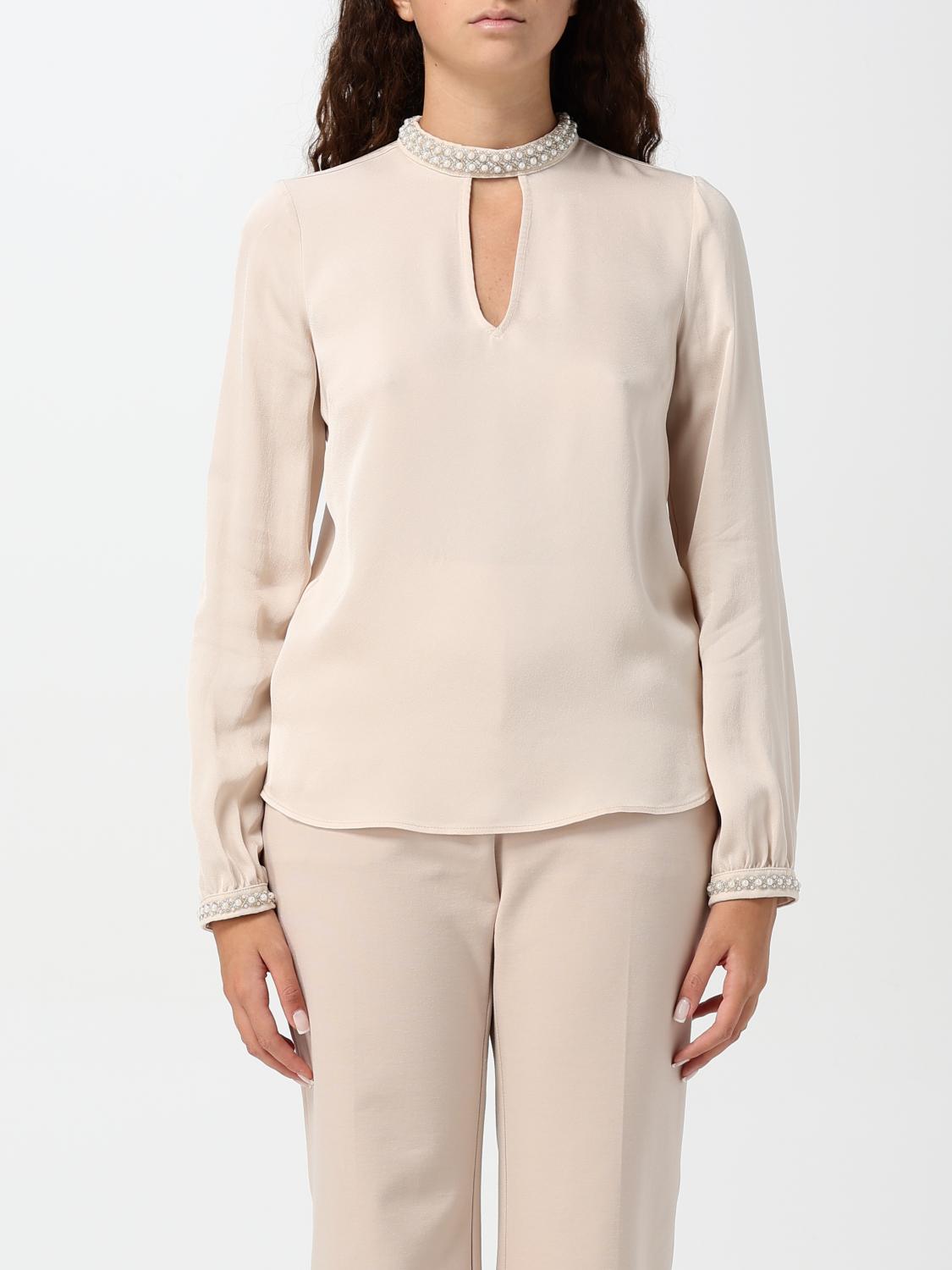 TWINSET TOP: Blusa Twinset in viscosa , Crema - Img 1