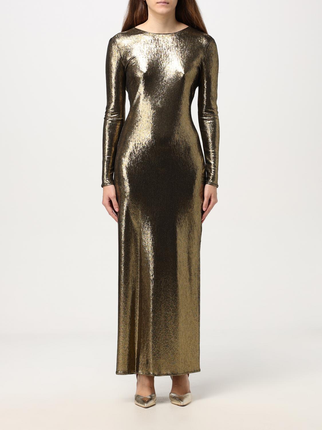 TWINSET DRESS: Dress woman Twinset, Gold - Img 1