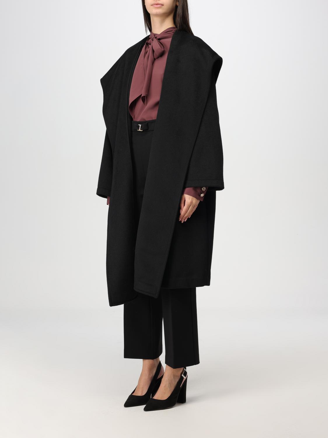 TWINSET COAT: Coat woman Twinset, Black - Img 3