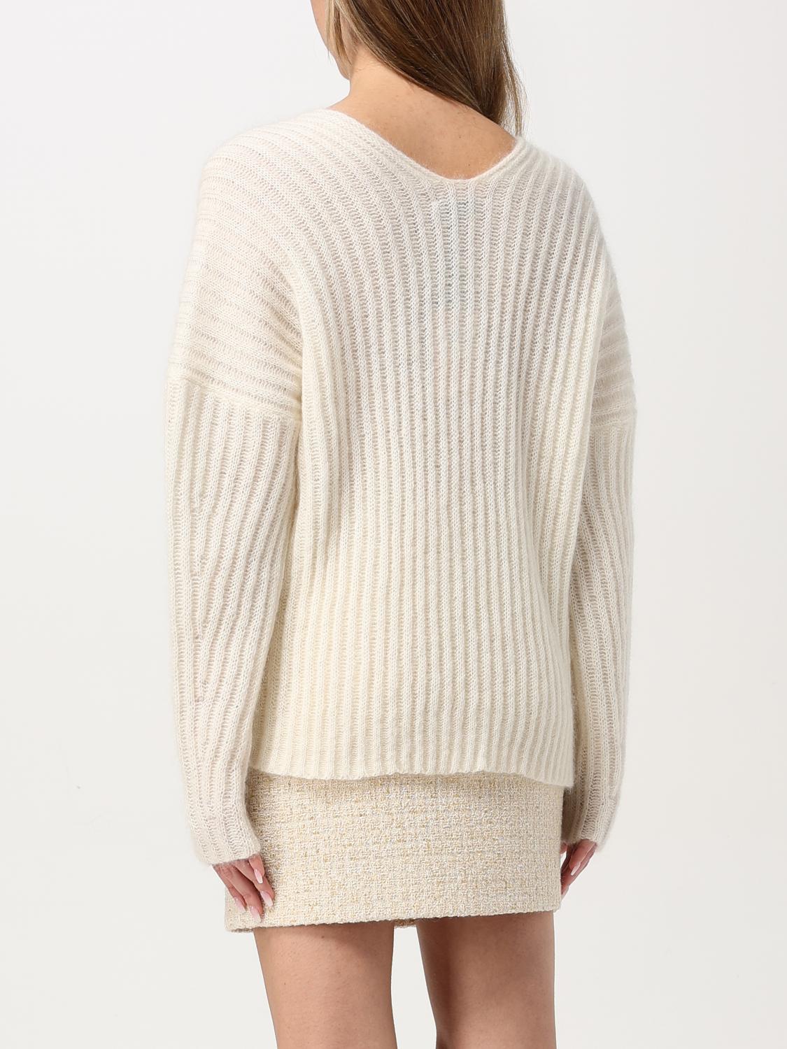 TWINSET MAGLIA: Pullover Twinset in misto lana , Crema - Img 2