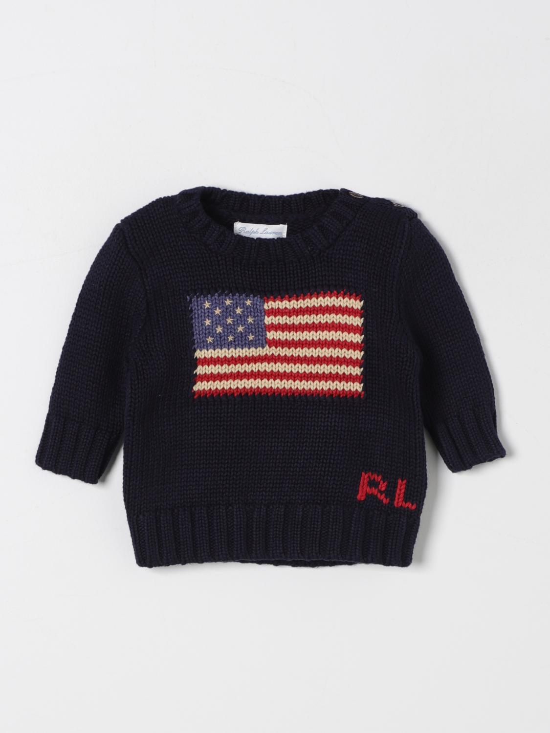 POLO RALPH LAUREN 스웨터: 스웨터 남아 Polo Ralph Lauren, 네이비 - Img 1