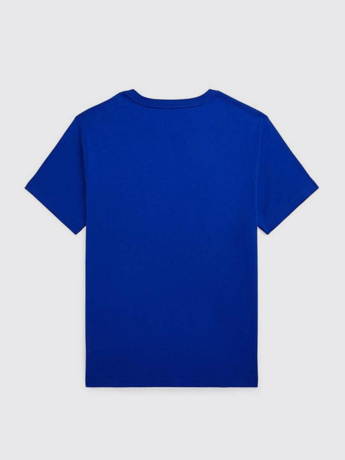 POLO RALPH LAUREN T-SHIRT: T-shirt kids Polo Ralph Lauren, Gnawed Blue - Img 2