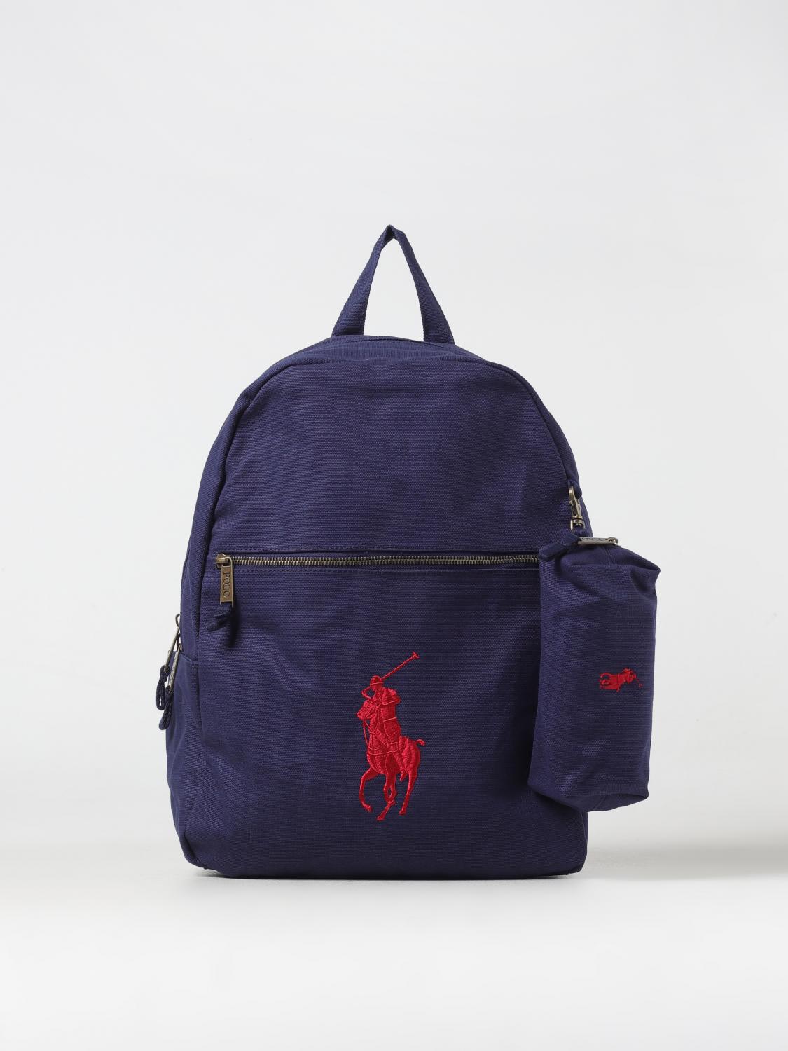 POLO RALPH LAUREN DUFFEL BAG: Bag kids Polo Ralph Lauren, Navy - Img 1