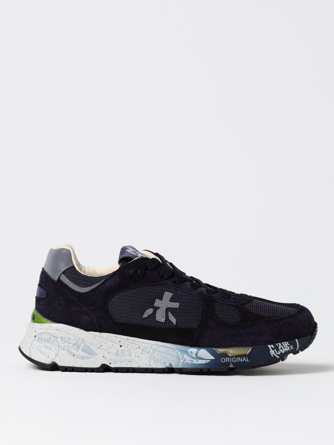 PREMIATA BASKETS: Baskets homme Premiata, Bleu 1 - Img 1