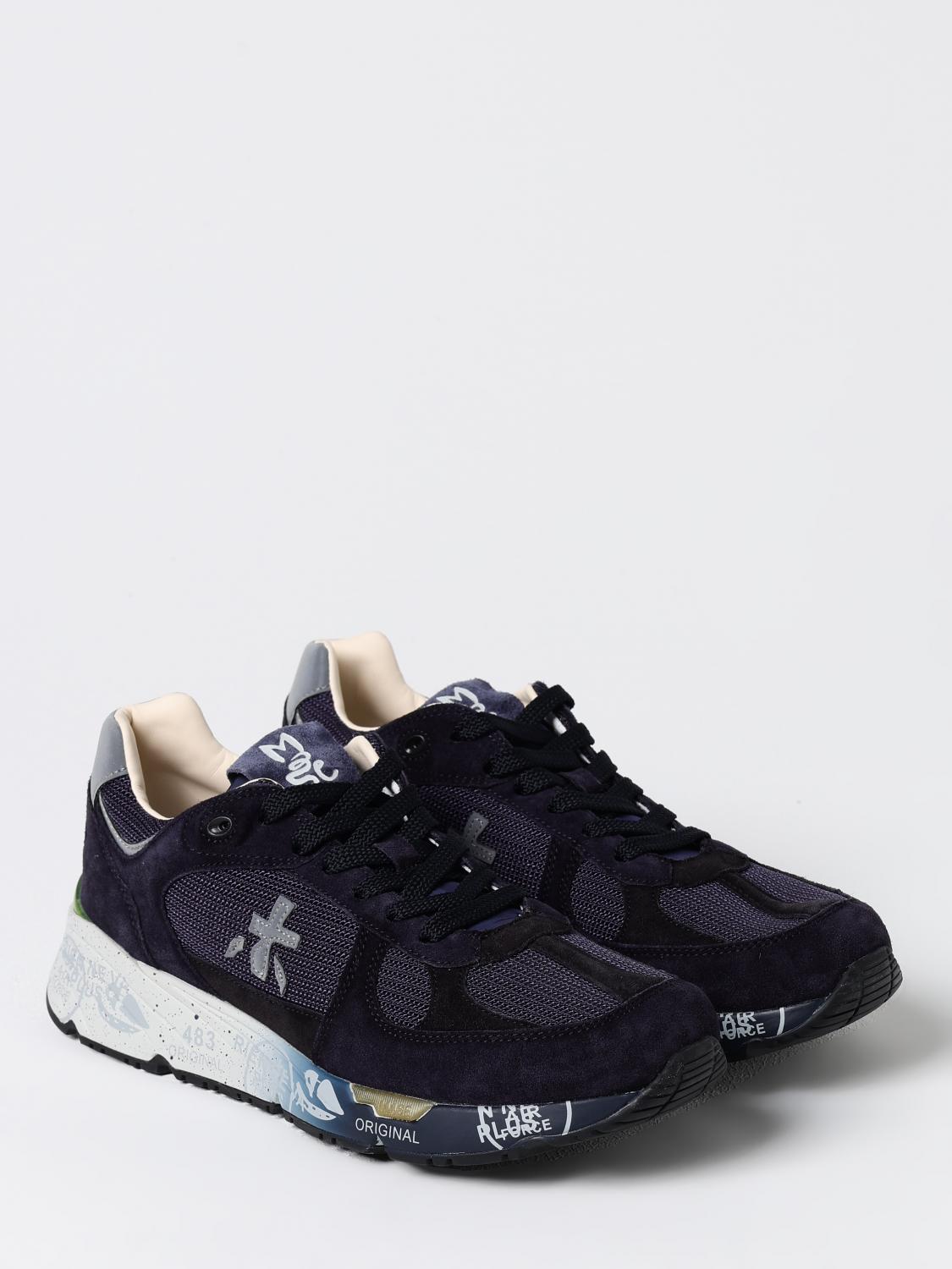 PREMIATA BASKETS: Baskets homme Premiata, Bleu 1 - Img 2