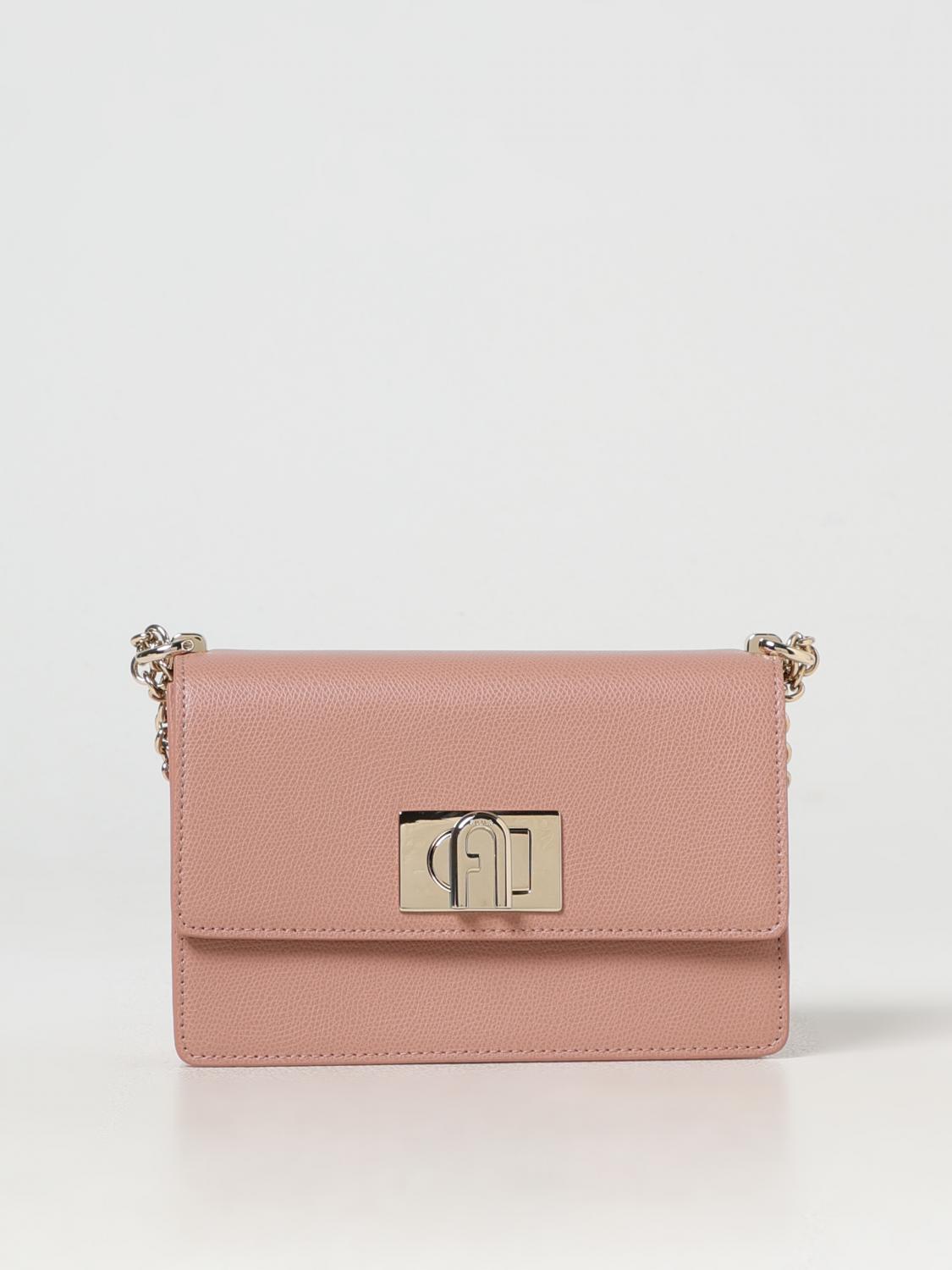 FURLA MINI BAG: Shoulder bag woman Furla, Blush Pink - Img 1