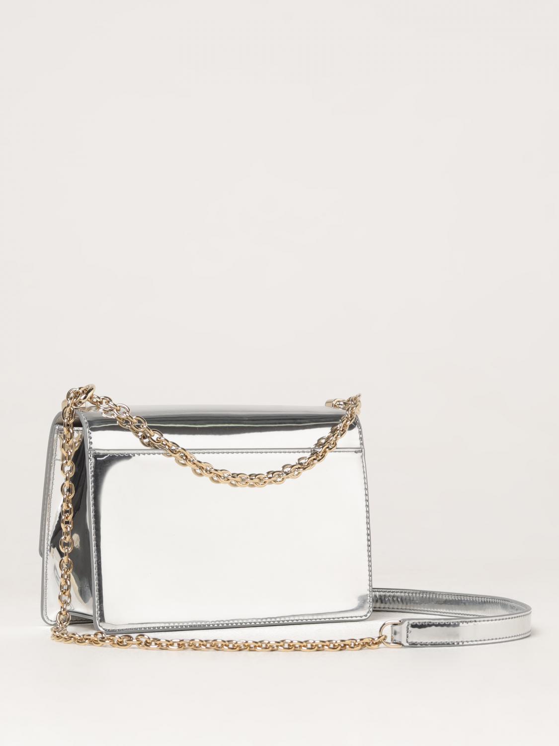 FURLA MINI BAG: Shoulder bag woman Furla, Silver - Img 2