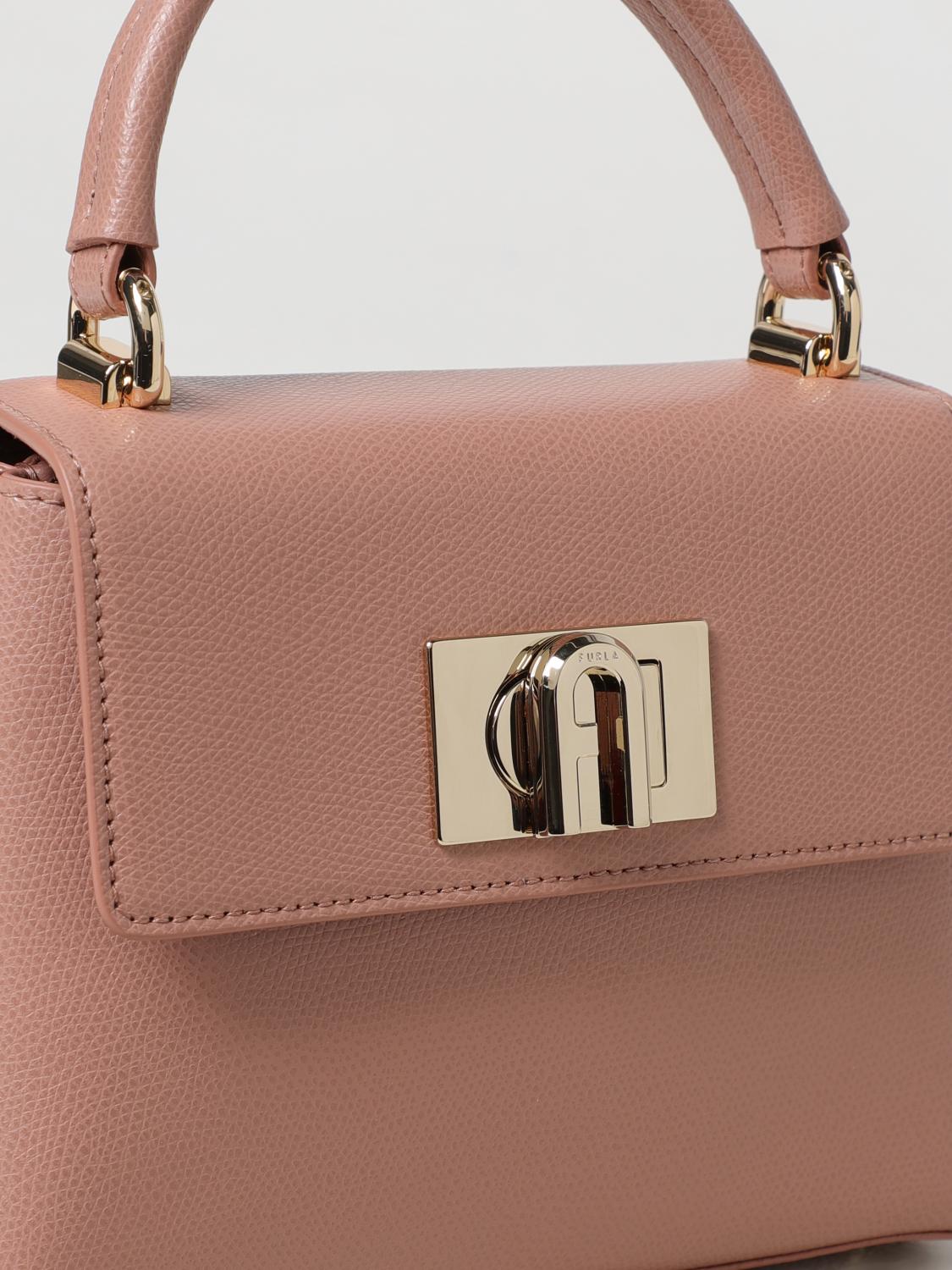 FURLA MINI BAG: Shoulder bag woman Furla, Blush Pink - Img 3