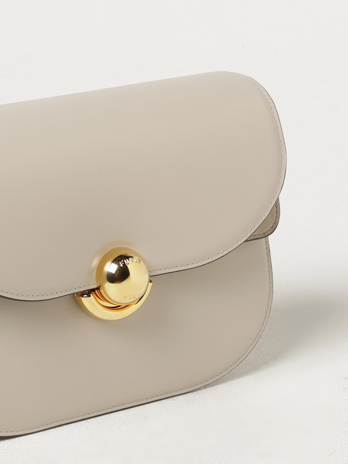 FURLA MINI BAG: Shoulder bag woman Furla, Yellow Cream - Img 3