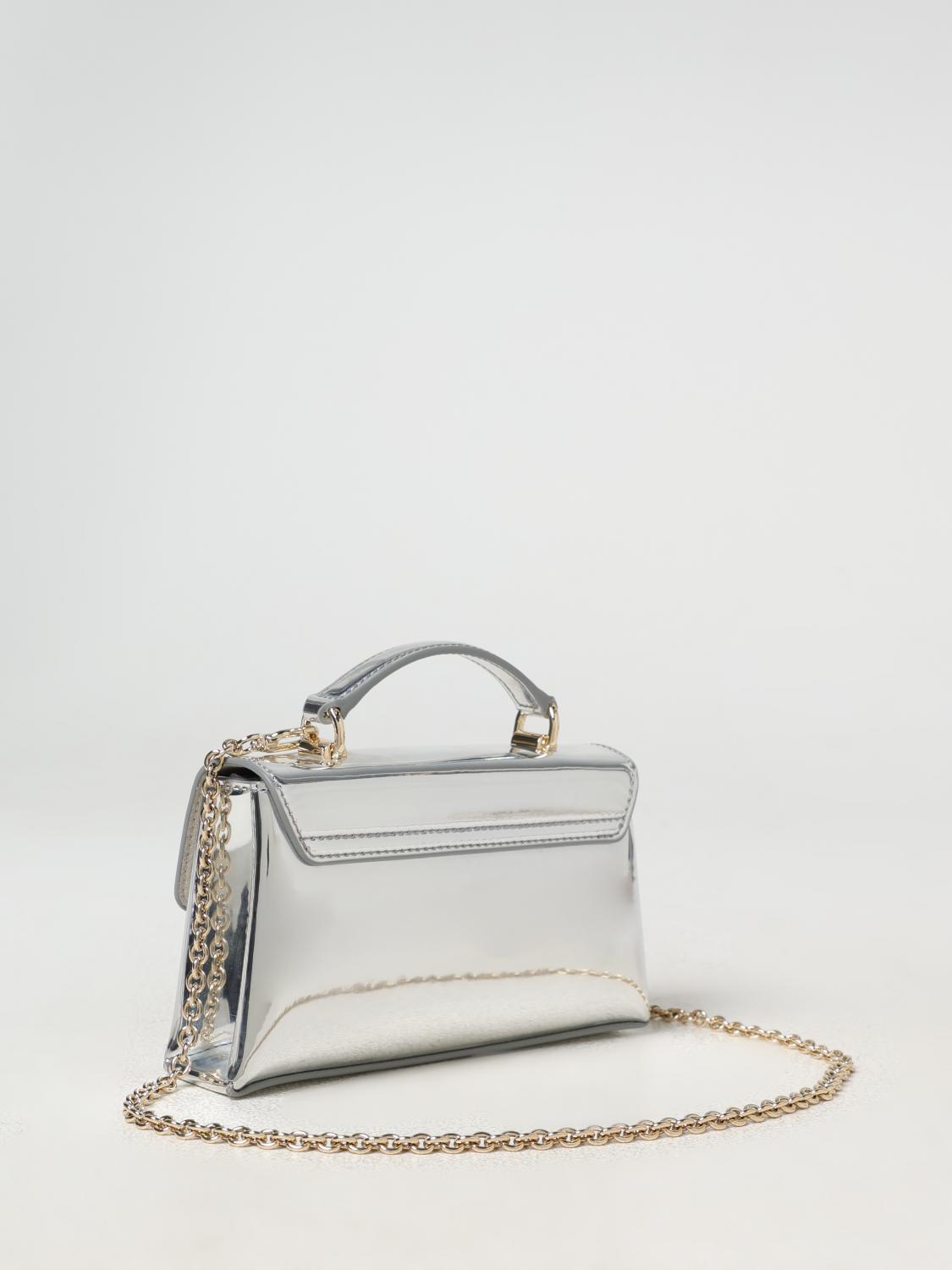 FURLA MINI BAG: Shoulder bag woman Furla, Silver - Img 2