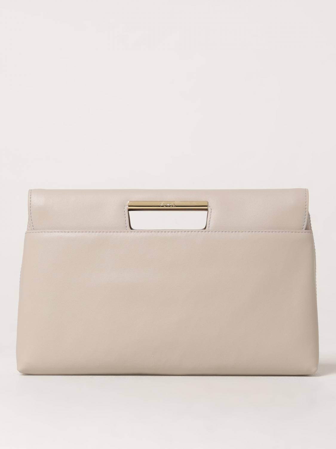 FURLA CLUTCH: Shoulder bag woman Furla, Yellow Cream - Img 1