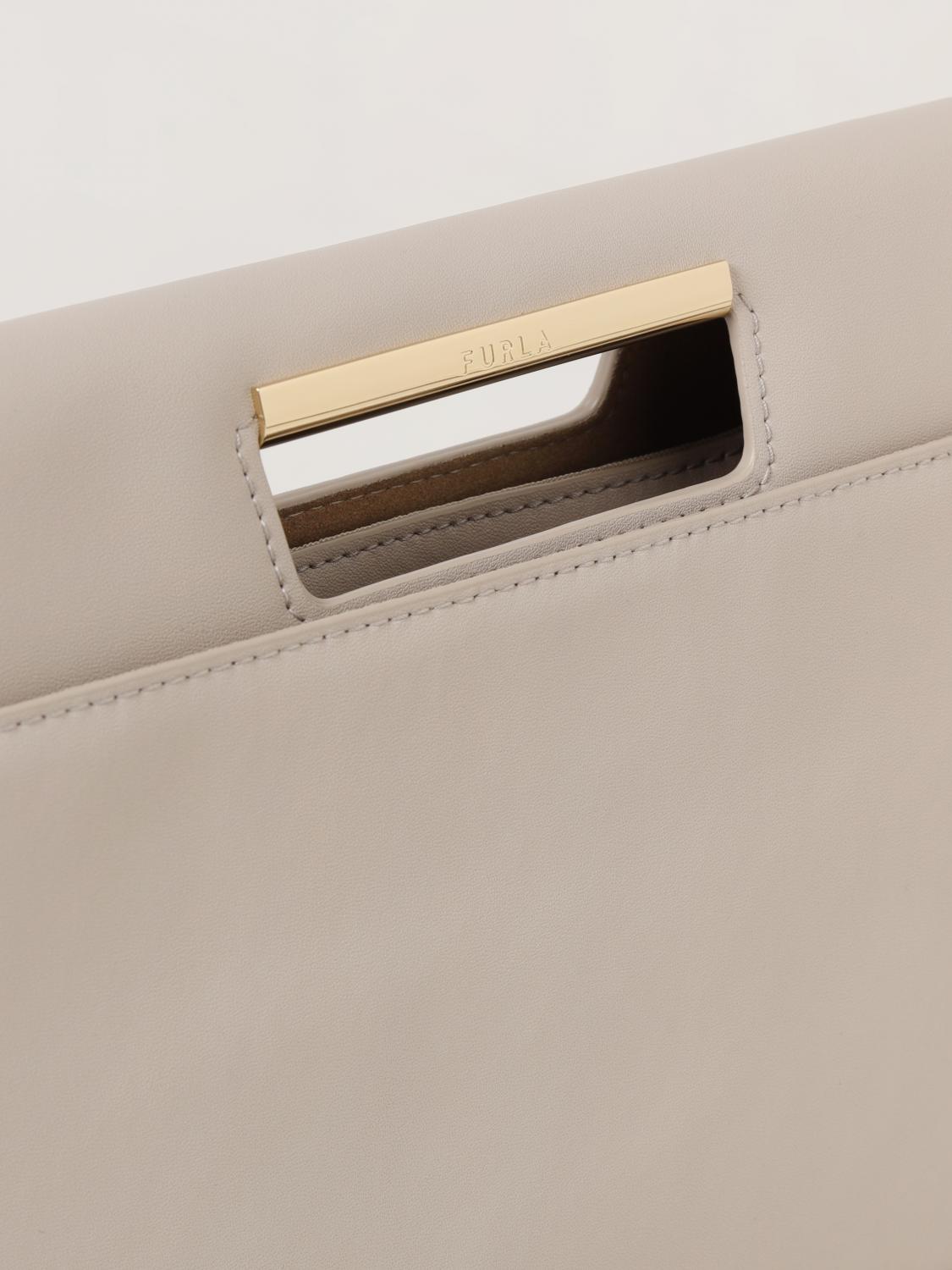 FURLA CLUTCH: Shoulder bag woman Furla, Yellow Cream - Img 3