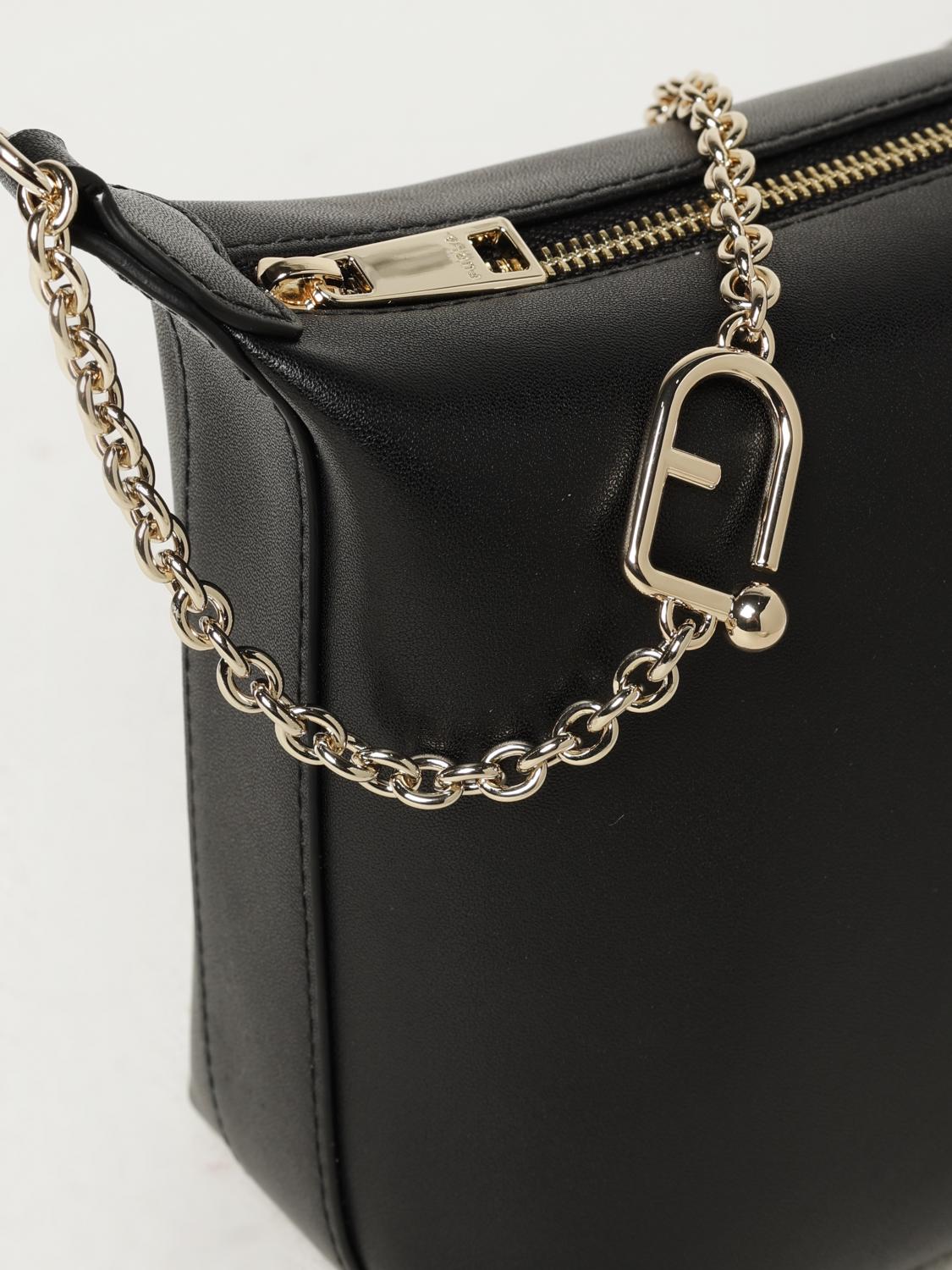 FURLA MINI BAG: Shoulder bag woman Furla, Black - Img 3