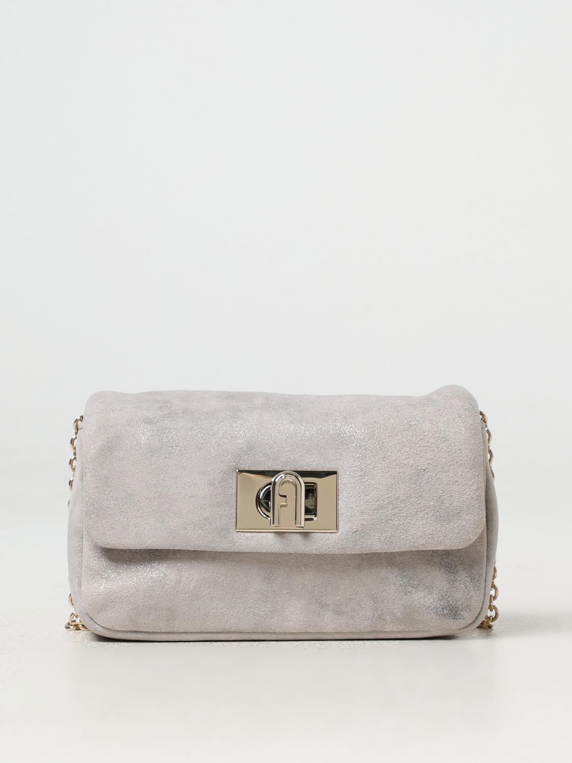 FURLA UMHÄNGETASCHE: Schultertasche damen Furla, Silber - Img 1