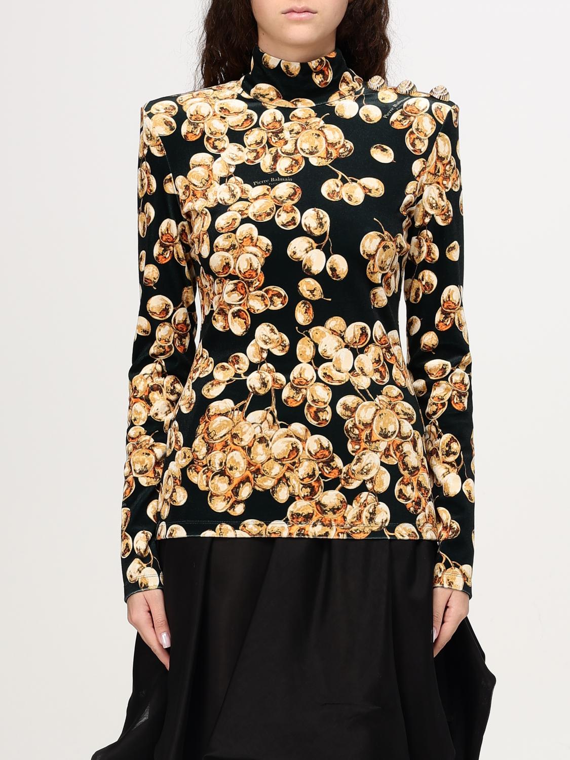 BALMAIN TOP: Top woman Balmain, Black - Img 1